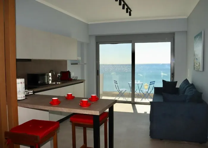 Sea Breeze Modern With A Refreshing Balcony View Lejlighed Haraki